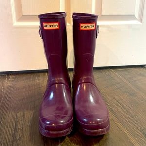 Purple Hunter Boots